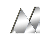 Wall mirror DKD Home Decor Black Modern Rhombus 120 x 2 x 80 cm-1