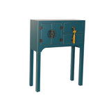 Console DKD Home Decor Fir Blue MDF Wood 63 x 26 x 83 cm-0