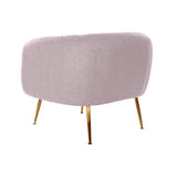 Armchair DKD Home Decor Multicolour Pink Golden Foam Wood Metal Plastic 81 x 75 x 73 cm-2