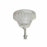 Ceiling Light DKD Home Decor White Metal Plastic 40 W Romantic Stripped 220 V 70 x 70 x 63 cm-2