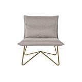 Armchair DKD Home Decor 66 x 78 x 75 cm Beige Golden Metal-2