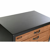 Chest of drawers DKD Home Decor Black Natural Fir Vintage 67 x 40 x 89 cm-5