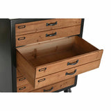 Chest of drawers DKD Home Decor Black Natural Fir Vintage 67 x 40 x 89 cm-3