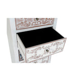 Chest of drawers DKD Home Decor Brown MDF White Dark brown Arab (60 x 40 x 131 cm)-2