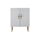 Occasional Furniture DKD Home Decor BAR Golden White Iron Mango wood (85 x 45 x 110 cm)-2