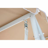 Bench DKD Home Decor Beige Swing Polyester Steel (210 x 120 x 164 cm)-7