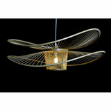 Ceiling Light DKD Home Decor Natural Bamboo 50 W 80 x 80 x 29 cm-1