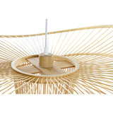 Ceiling Light DKD Home Decor Natural Bamboo 50 W 80 x 80 x 29 cm-4