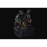 Garden fountain DKD Home Decor Bronze Resin Boys (47 cm)-4