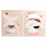 Canvas DKD Home Decor Pinewood Canvas 75,5 x 3,7 x 100 cm-0