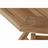 Table set with 4 chairs DKD Home Decor Teak (120 cm) (5 pcs) (120 x 120 x 75 cm)-1