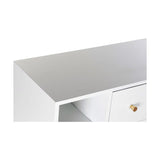 Chest of drawers DKD Home Decor Natural Metal White Cream Melamin (76 x 34 x 94 cm)-6