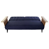 Sofabed DKD Home Decor Blue Brown Black Metal Modern Urban 203 x 87 x 81 cm-5