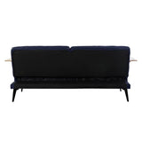 Sofabed DKD Home Decor Blue Brown Black Metal Modern Urban 203 x 87 x 81 cm-4