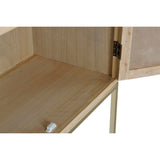 Cupboard DKD Home Decor   90 x 40 x 170 cm Fir Natural Golden Metal MDF Wood-3