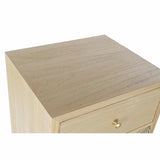 Chest of drawers DKD Home Decor Multicolour Golden Natural Metal Fir MDF Wood Modern 30 x 40 cm 45 x 38 x 117 cm-1