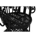 Garden chair DKD Home Decor 96 x 66 x 145 cm 96 x 66 x 140 cm Black White-1