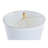 Desk lamp DKD Home Decor White Golden Resin Crystal 50 W 220 V 38 x 38 x 75 cm-1