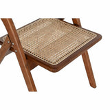 Dining Chair DKD Home Decor Dark brown Rattan Vintage Elm (45 x 45 x 79 cm)-1