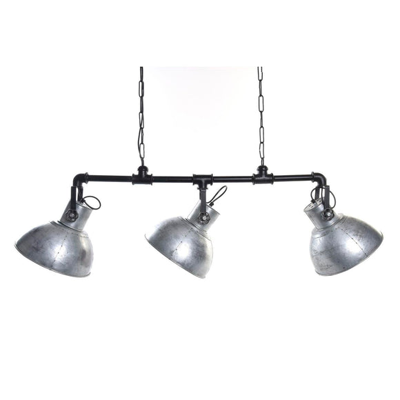 Ceiling Light DKD Home Decor 122 x 29 x 42 cm Silver Black Metal 50 W-0