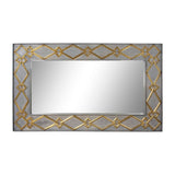 Wall mirror DKD Home Decor Grey Golden Mango wood (154 x 5 x 92 cm)-0