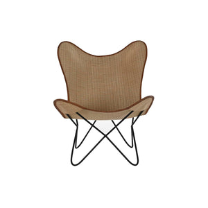 Chair DKD Home Decor Metal Rattan (74 x 78 x 92 cm)-0