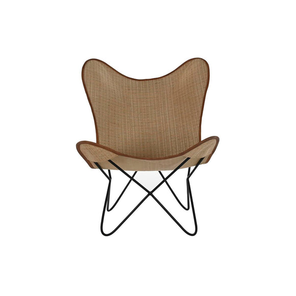 Chair DKD Home Decor Metal Rattan (74 x 78 x 92 cm)-0