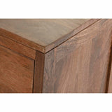 TV furniture DKD Home Decor Brown Teak Metal (125 x 40 x 55 cm)-5
