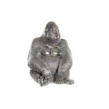 Decorative Figure DKD Home Decor Silver Colonial Gorilla 46 x 40 x 61 cm-0
