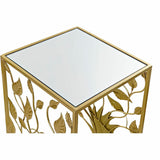Set of 3 small tables DKD Home Decor Golden 40 x 40 x 70 cm-4
