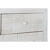 Chest of drawers DKD Home Decor White Multicolour Metal Mango wood Indian Man 30 x 40 cm 112 x 35 x 75 cm-3