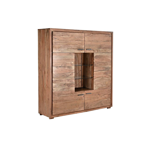Cupboard DKD Home Decor   145 x 40 x 153 cm Crystal Brown Acacia-0