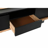 TV furniture DKD Home Decor Black 145 x 45 x 50 cm Brown Mango wood-6