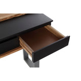 Console DKD Home Decor 115 x 40 x 80 cm Black Wood Brown Dark grey Mango wood-3