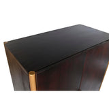 Sideboard DKD Home Decor Wood Metal Black 80 x 40 x 120 cm-6