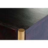 Sideboard DKD Home Decor Wood Metal Black 80 x 40 x 120 cm-4