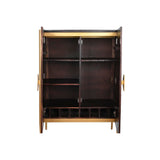 Sideboard DKD Home Decor Wood Metal Black 80 x 40 x 120 cm-7