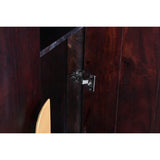 Sideboard DKD Home Decor Wood Metal Black 80 x 40 x 120 cm-3
