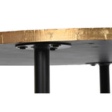 Centre Table DKD Home Decor Glamour Black Golden Wood Metal 85 x 85 x 45 cm-3