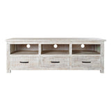 TV furniture DKD Home Decor 158 x 50 x 54 cm White Mango wood-0