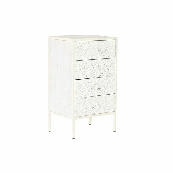 Chest of drawers DKD Home Decor Fir MDF White Arab (45 x 34 x 78 cm)-0