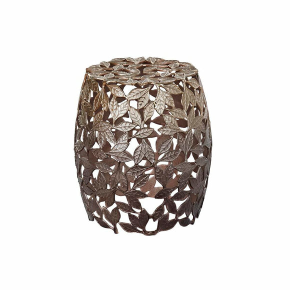 Side table DKD Home Decor Copper Aluminium Leaf of a plant (40 x 40 x 45 cm)-0