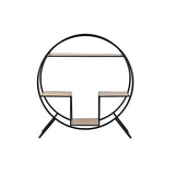 Shelves DKD Home Decor Black Light grey Metal Fir 90 x 30 x 100 cm (1)-2