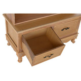 Hall Table with 2 Drawers DKD Home Decor Natural Fir MDF Wood 81,5 x 36,5 x 201 cm-4