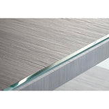 Centre Table DKD Home Decor Grey Transparent Crystal MDF Wood 130 x 65 x 35,5 cm-2