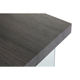Desk DKD Home Decor Crystal Grey Transparent MDF Tempered Glass (120 x 50 x 76 cm)-4