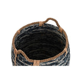 Basket set DKD Home Decor White Black Plastic Boho 56 x 56 x 60 cm 52 x 52 x 60 cm-3