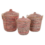 Basket set DKD Home Decor Rattan (51 x 51 x 67 cm)-2