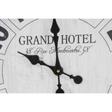 Wall Clock DKD Home Decor White Black Crystal Iron 61 x 6 x 89 cm (2 Units)-2