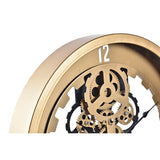 Wall Clock DKD Home Decor Golden Silver Crystal Iron 50 x 8 x 50 cm (3 Units) (2 Units)-2